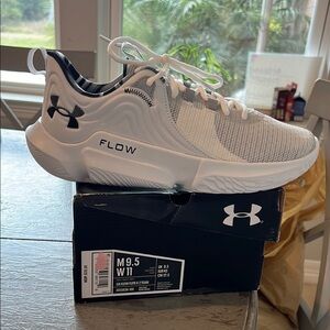 Under Armour White Athletic Shoes